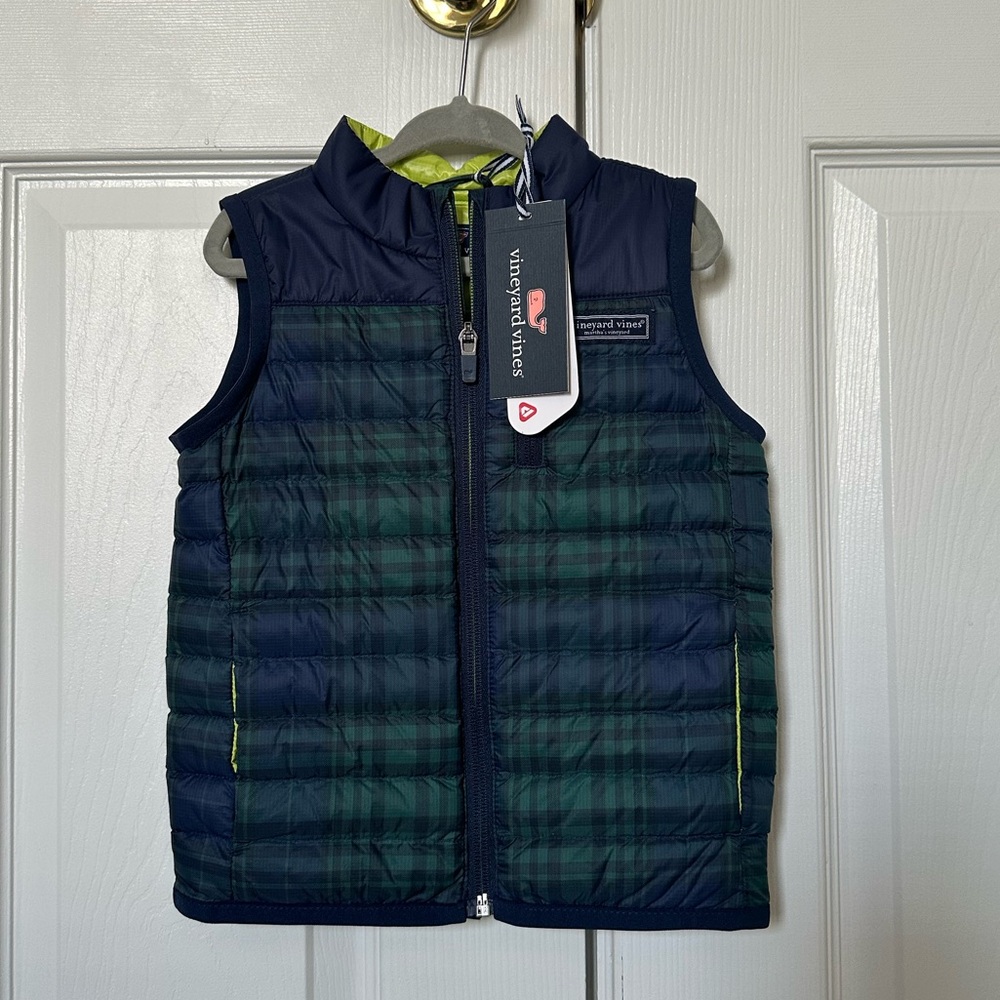 NWT Vineyard Vines Blue and Green Vest